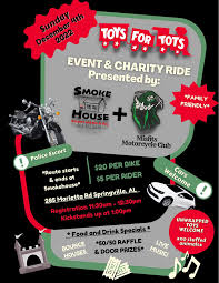 toys for tots event charity ride