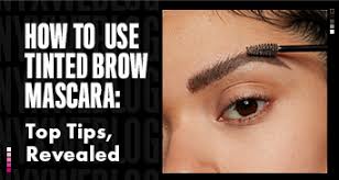 how to use tinted brow mascara nyx
