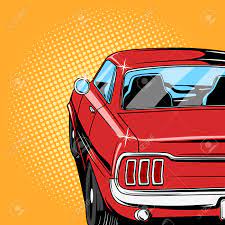 Red Car Comic Book Retro Pop Art Style Illustration Royalty Free SVG,  Cliparts, Vectors, and Stock Illustration. Image 48079622.