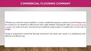 commercial flooring company