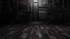 sleek black wood panels a striking 3d