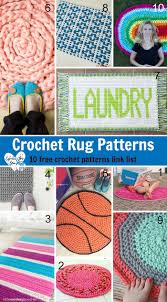crochet rug patterns 10 free patterns