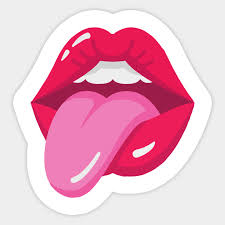 good lip lips sticker teepublic