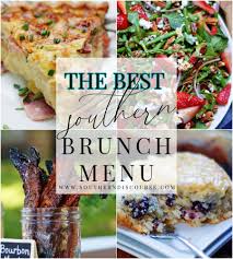 the best southern brunch menu