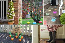 29 cool diy outdoor easter decorating ideas