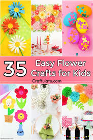 35 Easy Flower Crafts And Art Ideas For