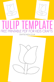 Tulip Template Free Printable