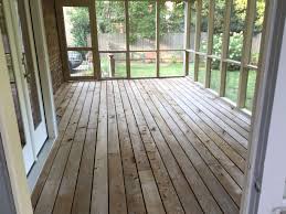 paint a screened porch floor