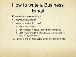 How To Write A Good Business Email Part 1 Eage Tutor