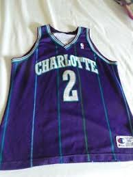 Charlotte hornets jerseys and uniforms at the official online store of the hornets. Champion Authentic Larry Johnson Charlotte Hornets Jersey S 48 Xl Vintage 90s Og Ebay