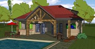 Plan 57845 Pool House Plan Or Cabana