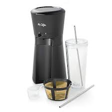 Coffee was invented, percolators (which rec i rculated the brew over and over through the coffee grounds) were the most popular way to make coffee. Mr Coffee Iced Coffee Maker And Filter In Black Bed Bath Beyond