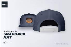snapback hat mockup pack masterbundles