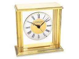 London Clock Floating Dial Mantel Clock