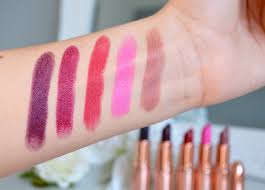 makeup revolution rose gold lipsticks