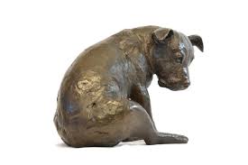 staffordshire bull terrier statue