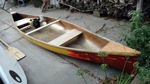 motorized canoe one