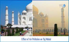 air pollution on taj mahal