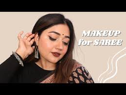 simple elegant makeup for saree