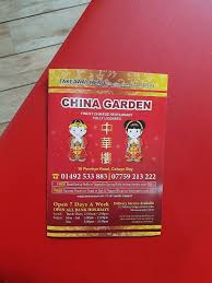 china garden colwyn bay restaurant
