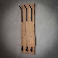 Wooden Coat Rack Tommy 2x3 Hooks Furnwise