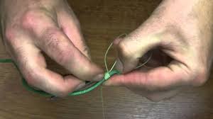 video how to tie the nail knot with an