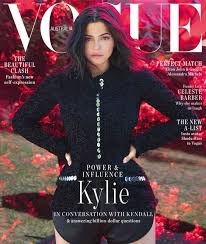kylie jenner wears no makeup on vogue