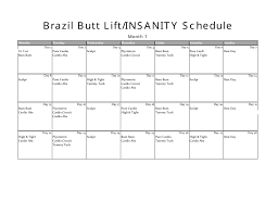 brazil lift insanity schedule