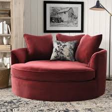 Solid Wood Barrel Sofa Chair