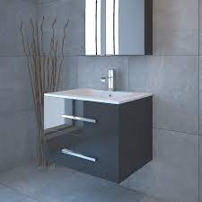 Find inspiration and ideas for your bathroom and bathroom storage. Buy Sonix 800 2 Draw Wall Hung Bathroom Vanity Unit Grey