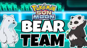 🐻Full Bear Team🐻 Pokemon sun and moon + battling $ubscriber$ bear pkmn  team - YouTube