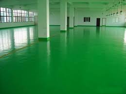 green polyurethane epoxy floor coating