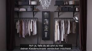 Die sage von der schonen lau. Ikea Offener Kleiderschrank Fur Modefans Youtube