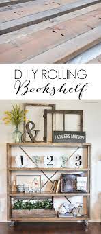 While that is a good purpose, i had a different purpose in mind. Rolling Diy Bookshelf Restoration Hardware Knockoff