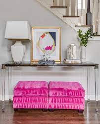12 Acrylic Console Tables With An