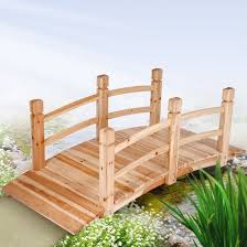 Wooden Garden Pond Bridge China