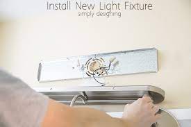 install a new bathroom light fixture