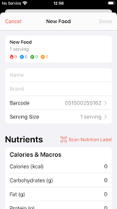 building a crowdsourced food database