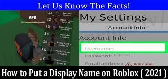 Have you heard about roblox bringing back the display names? How To Put A Display Name On Roblox Apr Find Here