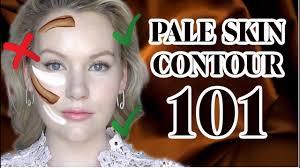 master contour for pale skin in 3 steps