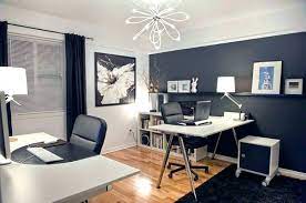 When deciding between bedroom paint colors, it can be difficult to envision exactly how the color scheme will work with the lighting, furniture, and overall decor in the room. Best Office Colors Home Office Colors Best Office Colors Modern Home Office