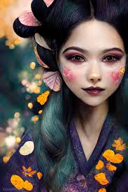 gorgeous anese geisha woman