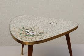 3 Legged Glass Mosaic Table With Duck