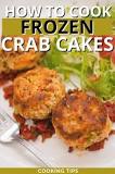 How do you cook frozen store bought crab cakes?