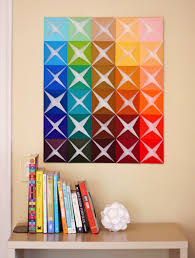 Make Easy Diy Wall Art From Folded Paper