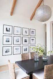 Dining Room With Black And White Photo