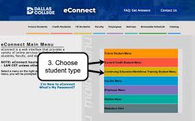 find your student id on econnect self