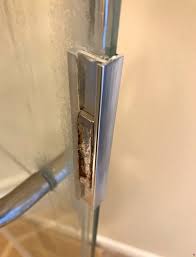 Replacing Glass Shower Door Strike Plate