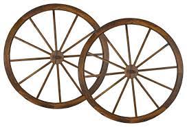 36 wooden wagon wheels steel rimmed