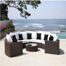 Semi Circle Outdoor Living Sofa Set